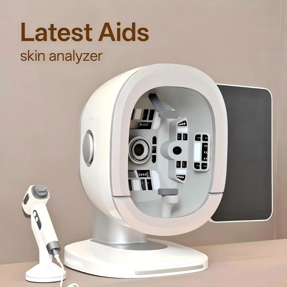 3D Skin Analyzer Peranti Pengimbas Kulit Wajah Profesional Untuk Klinik Kecantikan Dan Pengurusan Penjagaan Kulit Rumah